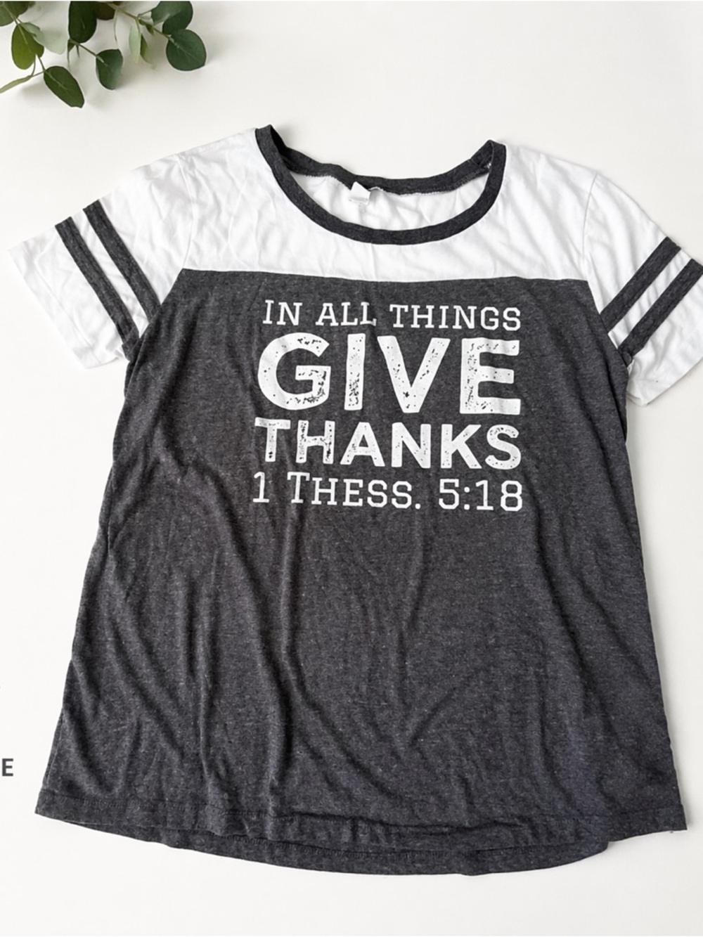 alternative give thanks faith based tee